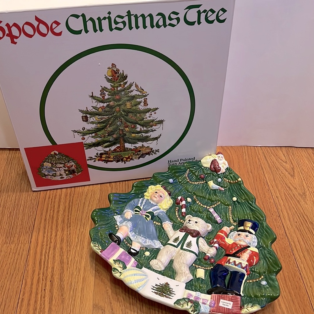 Spode Christmas Tree Hand Palnted